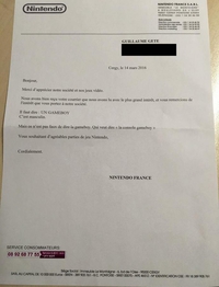 Réponse à une grande question