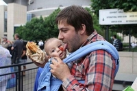 Quand t'aimes ton burger autant que ton fils