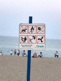 Une plage a déjà tout compris