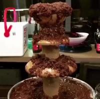 Fontaine à chocolat pour un mariage 