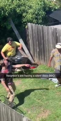 Barbecue en mode "silent disco"