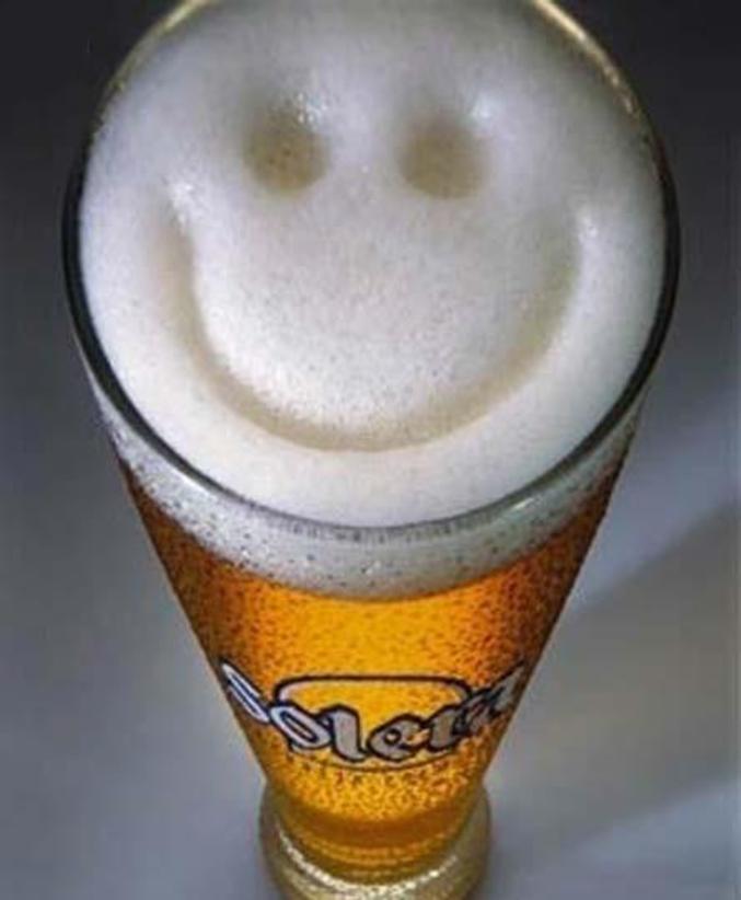 La bière qui sourit
