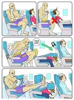 Se faire une place dans l'avion