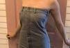 Un jean's taille haute... très haute, t'vois !
