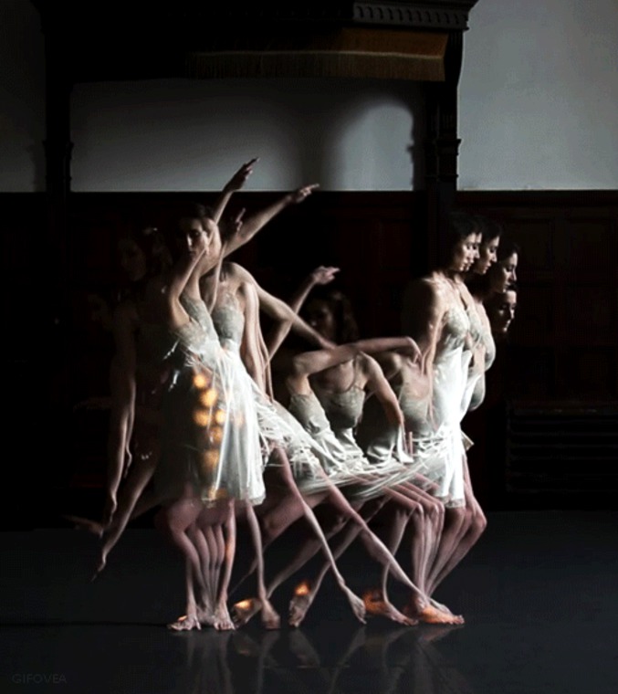 Mouvements de danse recomposés