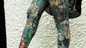 Jambes Tim-burtonisées