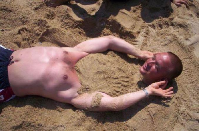 Une illusion dans le sable