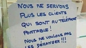 La boulangère en colère...