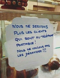 La boulangère en colère...