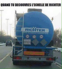 Quand tu découvre l'échelle de Richter