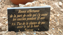 Plaque mortuaire beauf