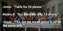 Une table pour 26 siouplait