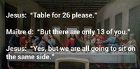 Une table pour 26 siouplait