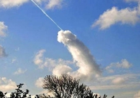 Beau tracé dans le ciel