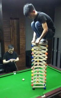 Le billard c'est une question de maitrise 