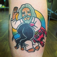 Tatouage fessée