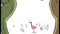 Une histoire de T-rex et de flamants roses