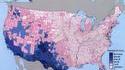 Répartition, en pourcentages, des personnes d'origine hispanique (parlant espagnol ou portugais de naissance) aux USA