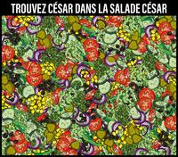 Trouvez César dans la salade César