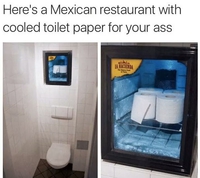 Toilettes de restaurant mexicain