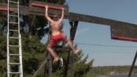 Tarzan à l'entraînement