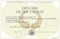 Le diplôme de Jean-Christophe Cambadélis