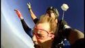 Son premier saut en parachute