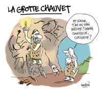 La Grotte Chauvet, les dessinateurs et les intermittents du spectacle