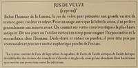 Jus de vulve