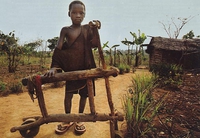 Trottinette africaine